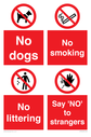 playground-sign--no-dogs-no-smoking-no-littering-say-no-to-strangers~